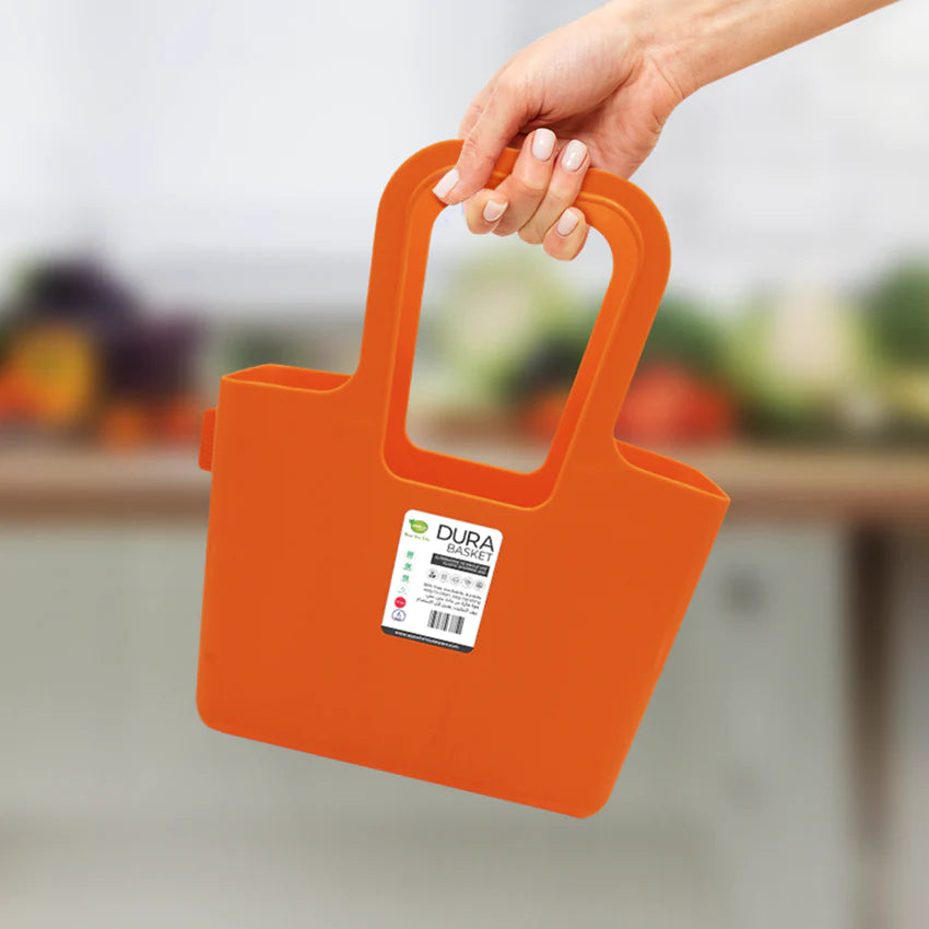 Multipurpose Dura Basket, Reusable Grocery Shopping Bags, High Capacity Food Shopping Bag With Handles Multipurpose Dura Basket, Reusable Grocery Shopping Bags, High Capacity Food Shopping Bag With Handles